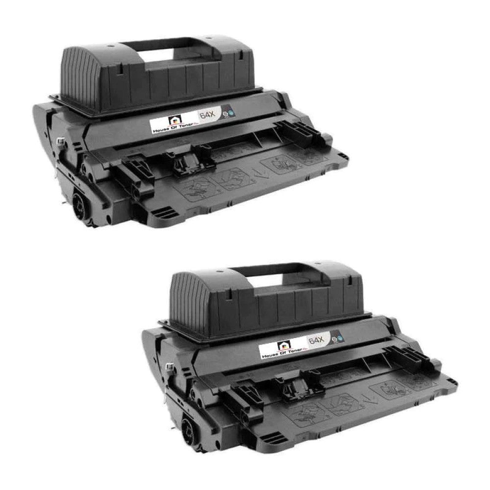 Compatible Toner Cartridge Replacement for HP CC364X (64X) High Yield Black (2-Pack) Barcode