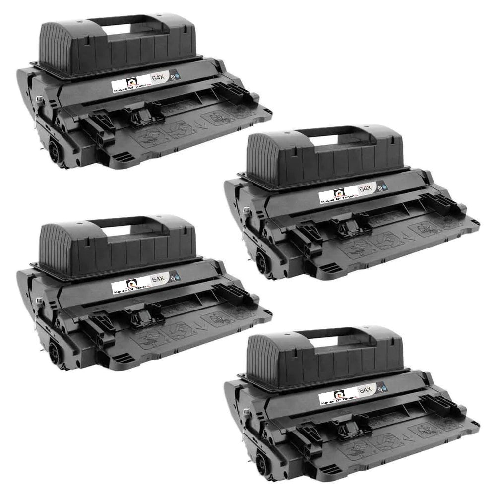 Compatible Toner Cartridge Replacement for HP CC364X (64X) High Yield Black (4-Pack) Barcode