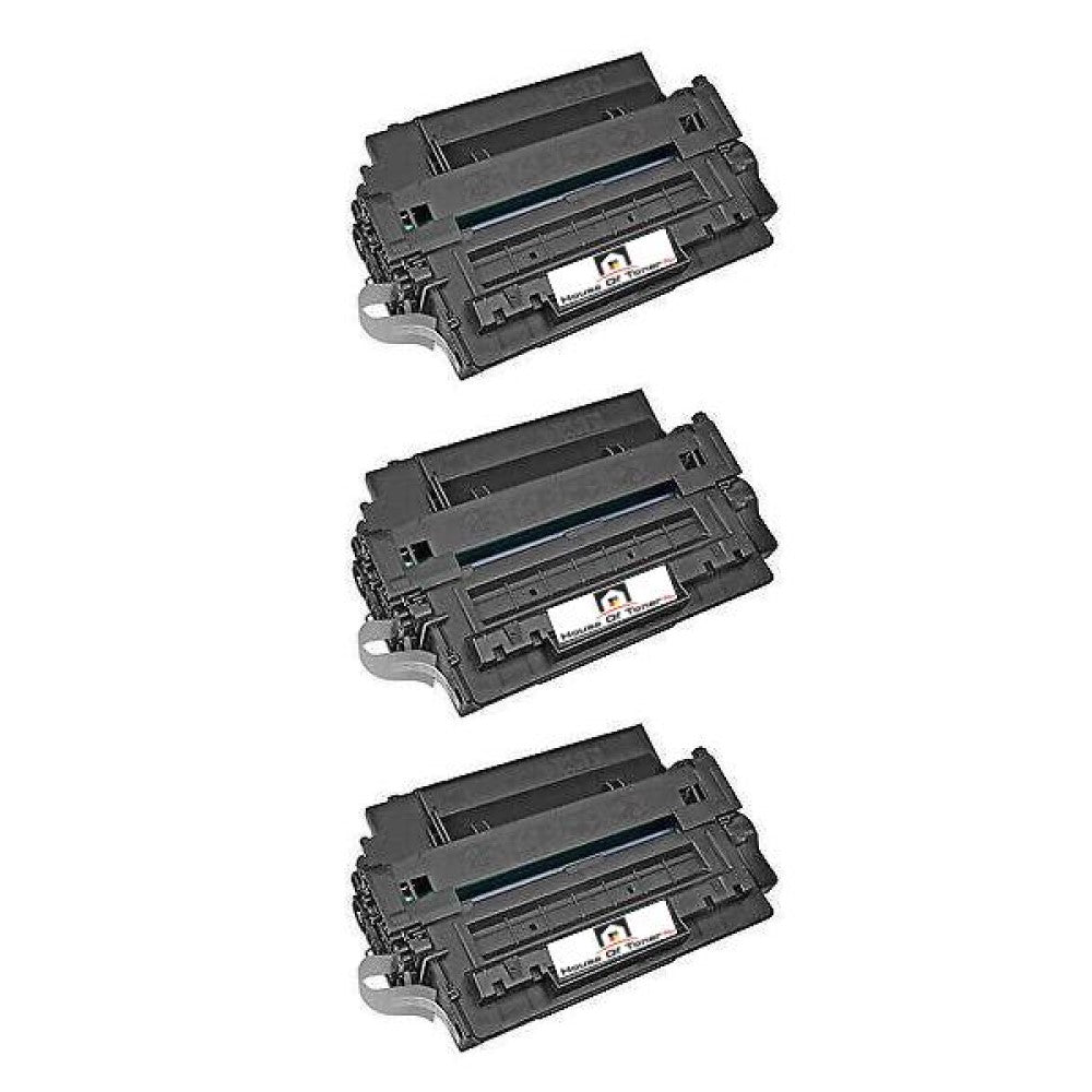 Compatible Toner Cartridge Replacement for HP CE255A (55A) Black (6K YLD) 3-Pack