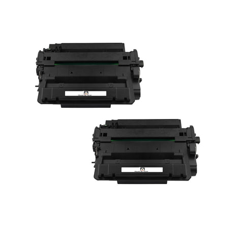 Compatible Toner Cartridge Replacement for HP CE255XJ (55X) High Yield Black (18K YLD) Jumbo (2-Pack)