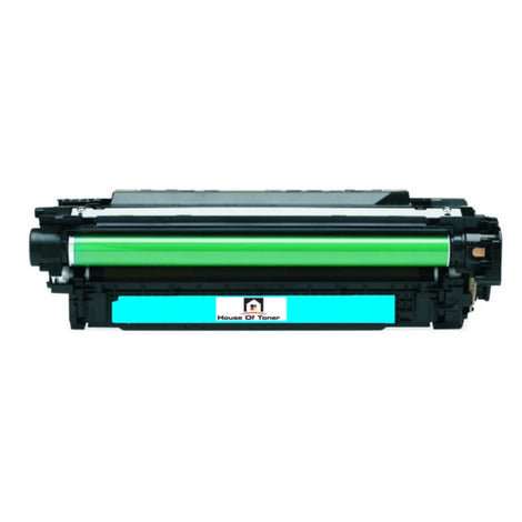 Compatible Toner Cartridge Replacement for HP CE271A (650A) Cyan (15K YLD)