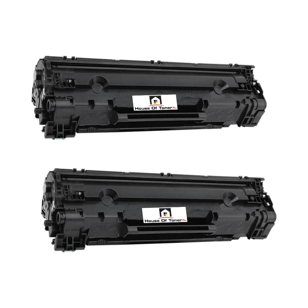 Compatible Toner Cartridge Replacement for HP CE278AJ (78A) Black (3.1K YLD) Jumbo (2-Pack)