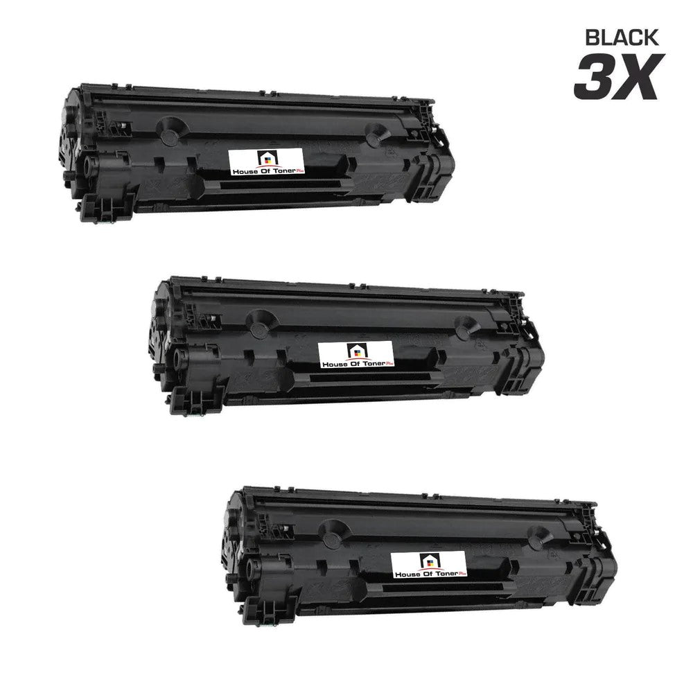 Compatible Toner Cartridge Replacement for HP CE278AJ (78A) Black (3.1K YLD) Jumbo (3-Pack)