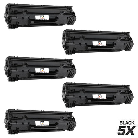 Compatible Toner Cartridge Replacement for HP CE278AJ (78A) Black (3.1K YLD) Jumbo (5-Pack)