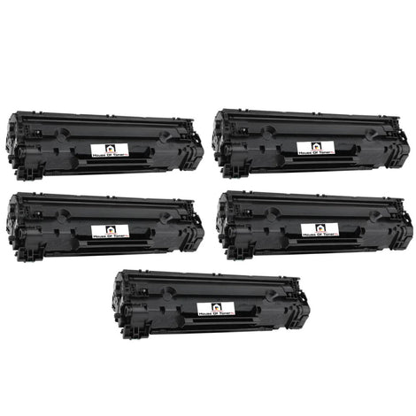 Compatible Toner Cartridge Replacement for HP CE285A (85A) Black (3K) Jumbo (5-Pack)