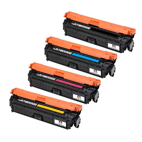 Compatible Toner Cartridge Replacement for HP CE340A, CE341A, CE342A, CE343A (651A) Black, Cyan, Magenta, Yellow (13.5K Black, 1.6K Color YLD) 4-Pack