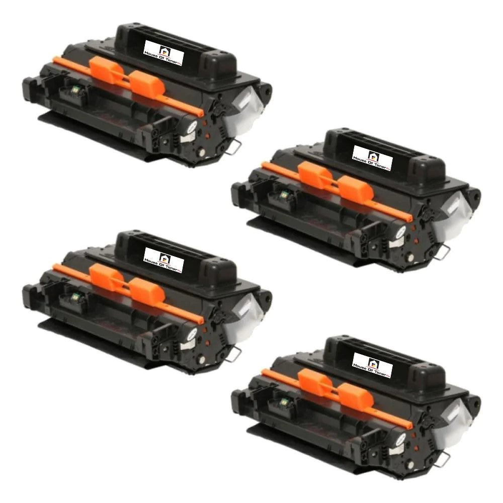 Compatible Toner Cartridge Replacement for HP CE390A (90A) Black (18K YLD) Jumbo (4-Pack)
