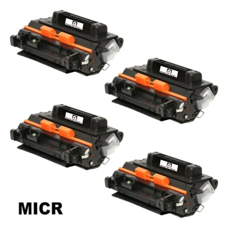 Compatible Toner Cartridge Replacement for HP CE390A (90A) Black (10K YLD) W/MICR (4-Pack)