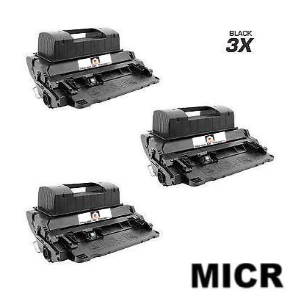 Compatible Toner Cartridge Replacement for HP CE390X (90X) Black (24K YLD) 3-Pack (W/MICR)