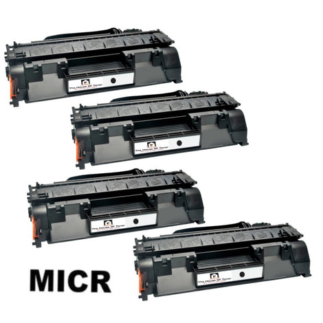 Compatible Toner Cartridge Replacement for HP CE505A (05A) Black (2.3K YLD) 4-Pack (W/MICR)