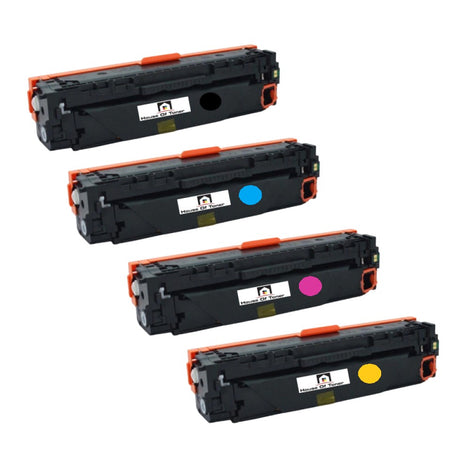 Compatible Toner Cartridge Replacement for HP CF210A, CF211A, CF212A, CF213A (131A) Black, Cyan, Yellow, Magenta (1.8K YLD) 4-Pack
