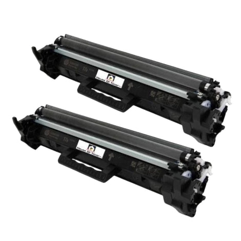 Compatible Toner Cartridge Replacement for HP CF217AJ (17A) Jumbo (Black) 2-Pack (2.5K)