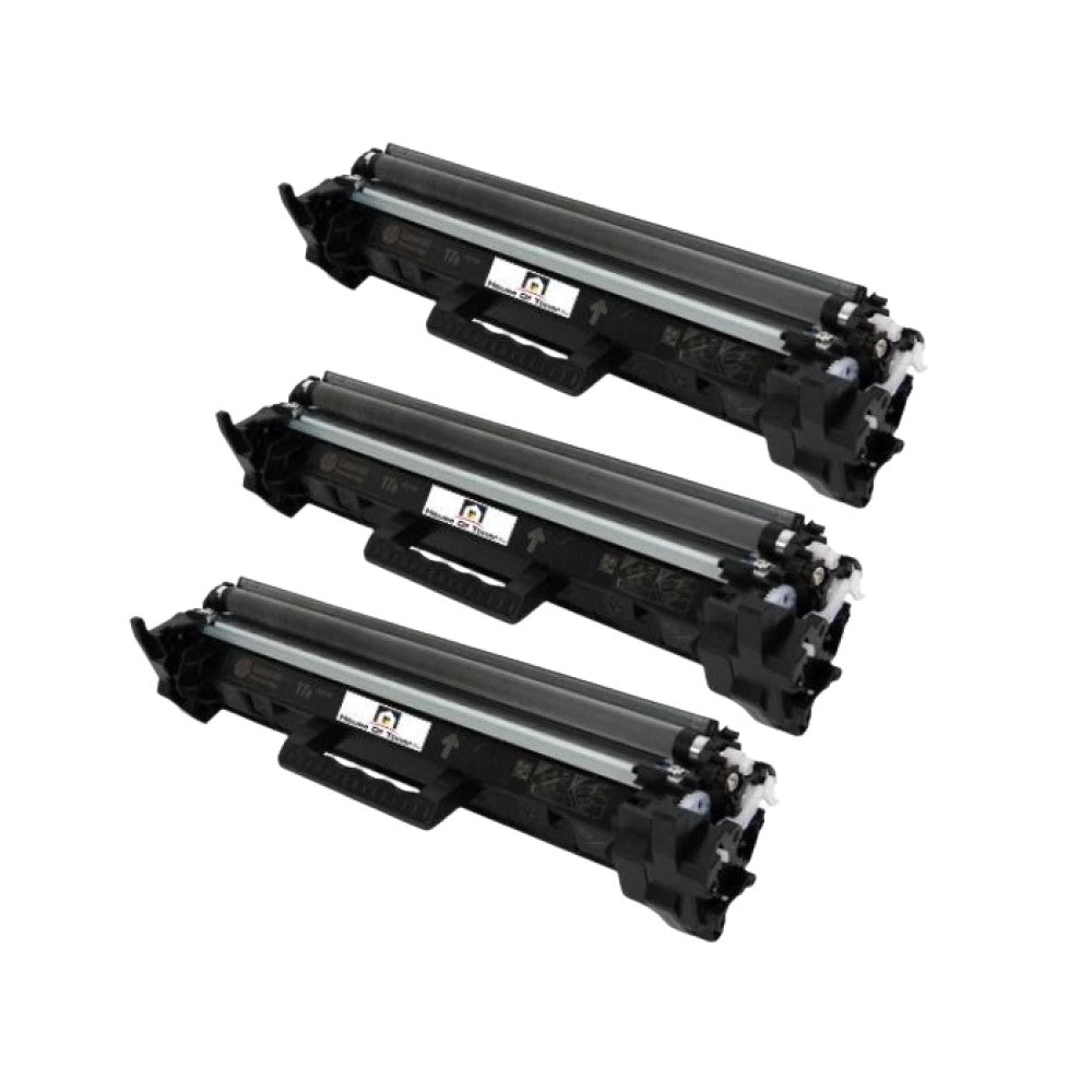 Compatible Toner Cartridge Replacement for HP CF217A (17A) Black (1.6K YLD) 3-Pack