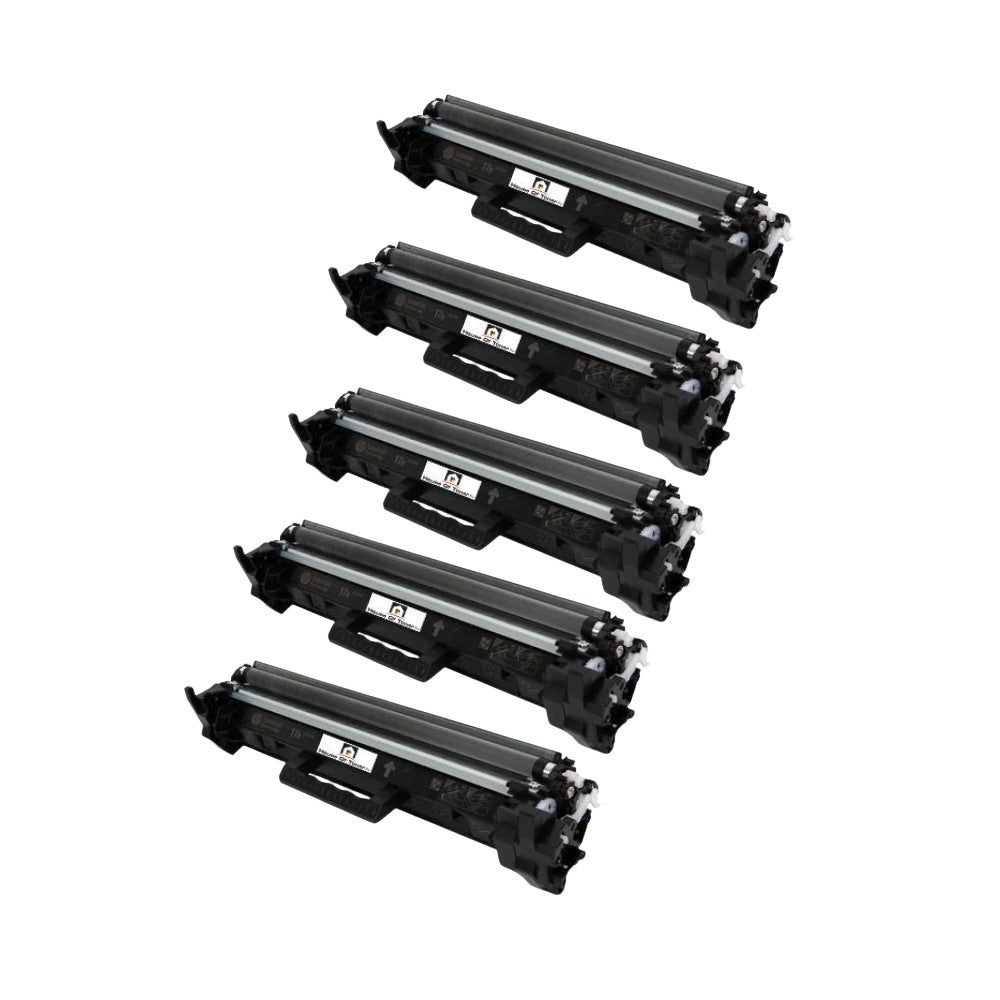 Compatible Toner Cartridge Replacement for HP CF217A (17A) Black (1.6K YLD) 5-Pack