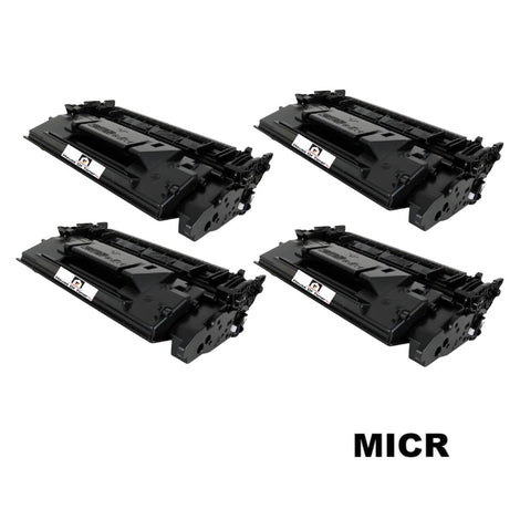 Compatible Toner Cartridge Replacement for HP CF226X (26X) High Yield Black (9K YLD) 4-Pack (W/MICR)