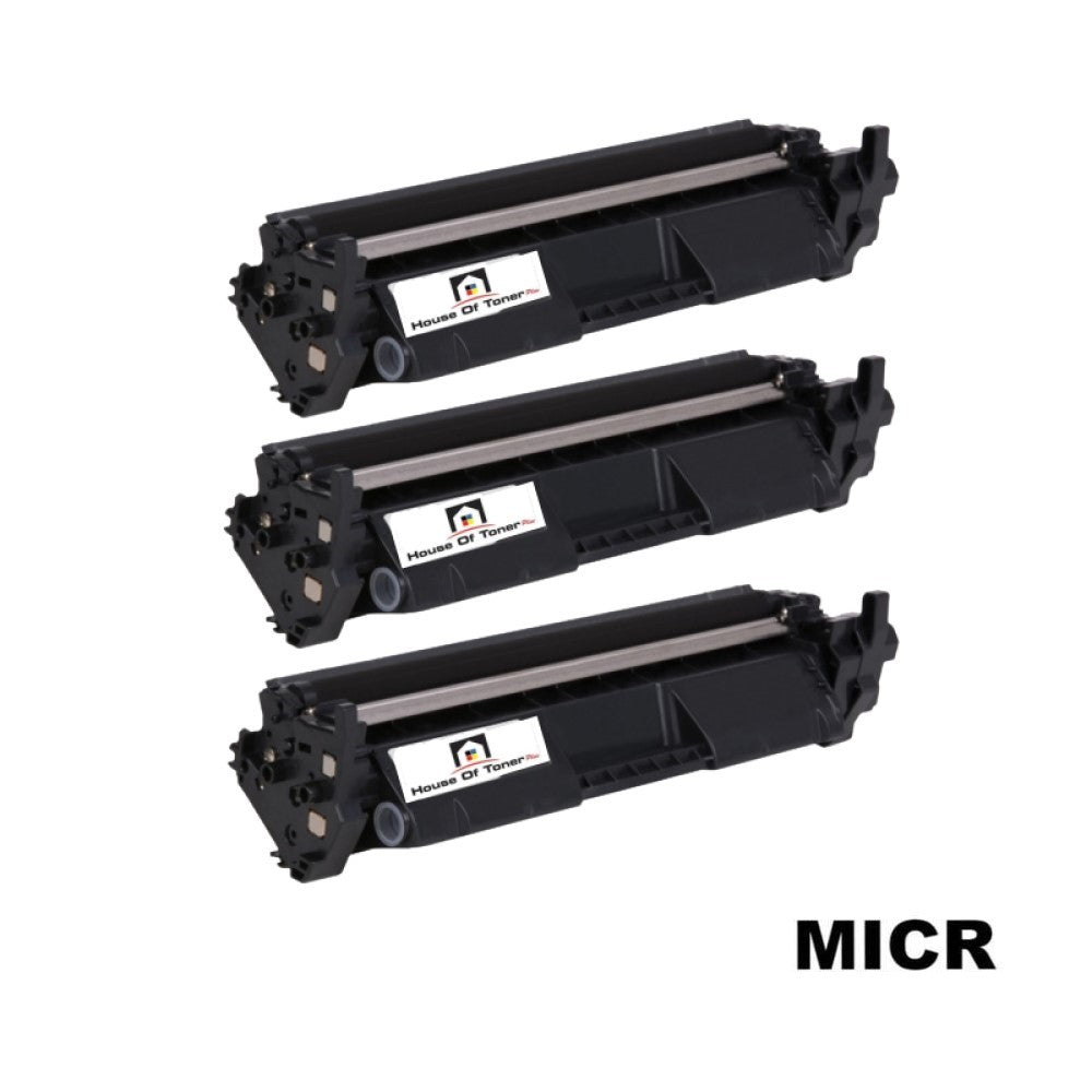 Compatible Toner Cartridge Replacement for HP CF230X (30X) Black (3.5K) 3-Pack (W/MICR)