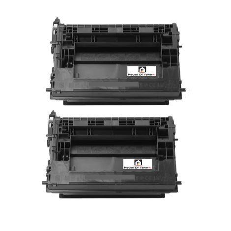 Compatible Toner Cartridge Replacement for HP CF237X (37X) High Yield Black (25K YLD) 2-Pack