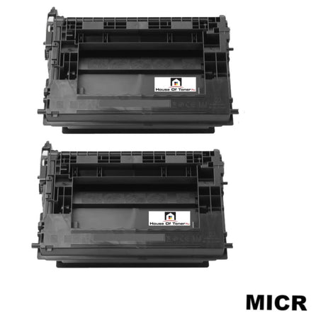 Compatible Toner Cartridge Replacement for HP CF237X (37X) High Yield Black (25K YLD) 2-Pack (W/MICR)