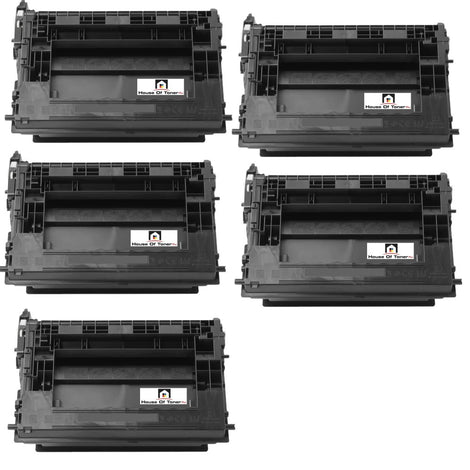 Compatible Toner Cartridge Replacement for HP CF237X (37X) High Yield Black (25K YLD) 5-Pack
