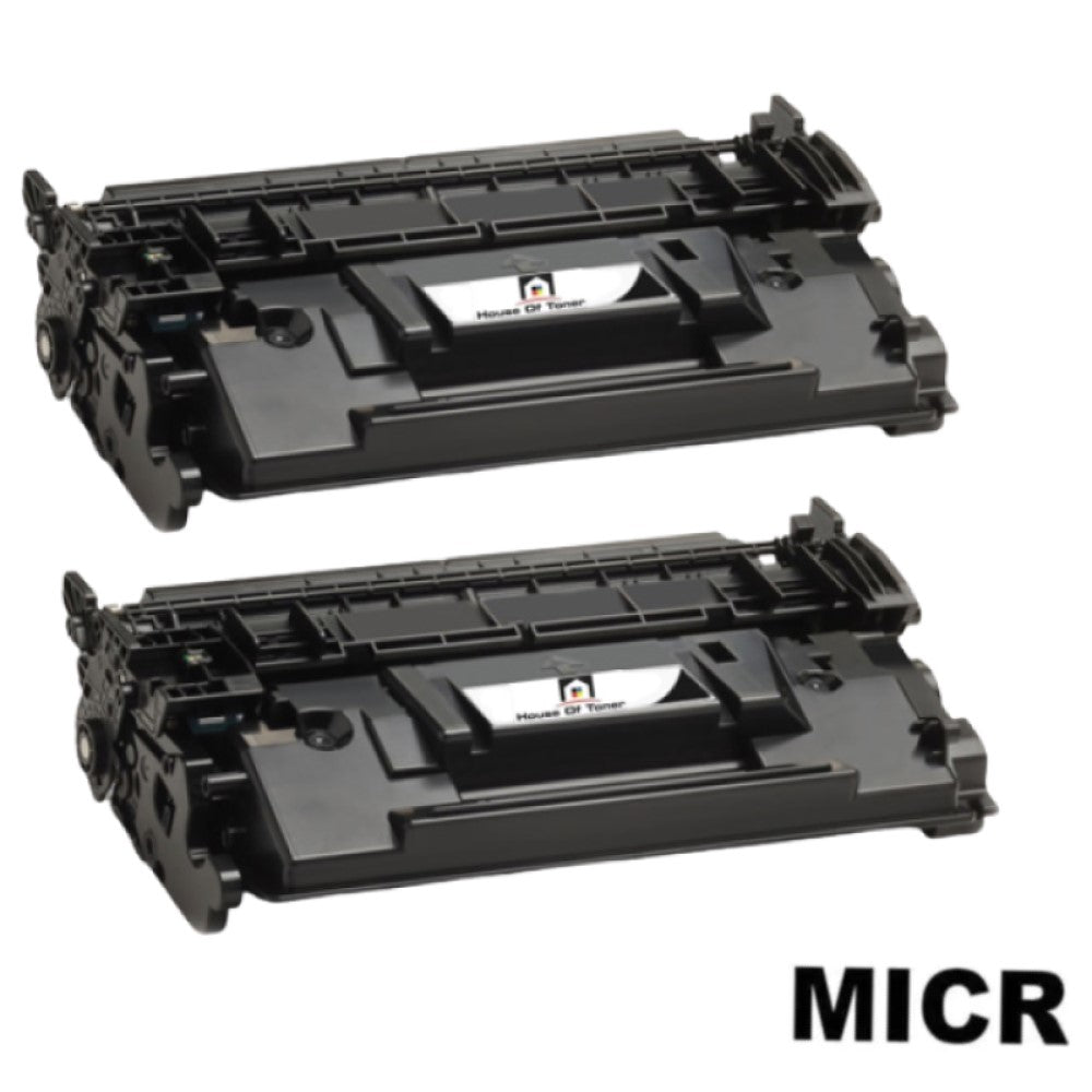 Compatible Toner Cartridge Replacement For HP CF258A (58A) Black (3K YLD) 2-Pack (W/Micr)