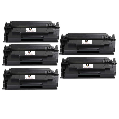Compatible Toner Cartridge Replacement For HP CF258XNJ (58X) High Yield Jumbo BK (15K) (New Chip) 5-Pack