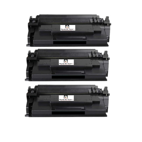 Compatible Toner Cartridge Replacement For HP CF258XNJ (58X) High Yield Jumbo BK (15K) (New Chip) 3-Pack
