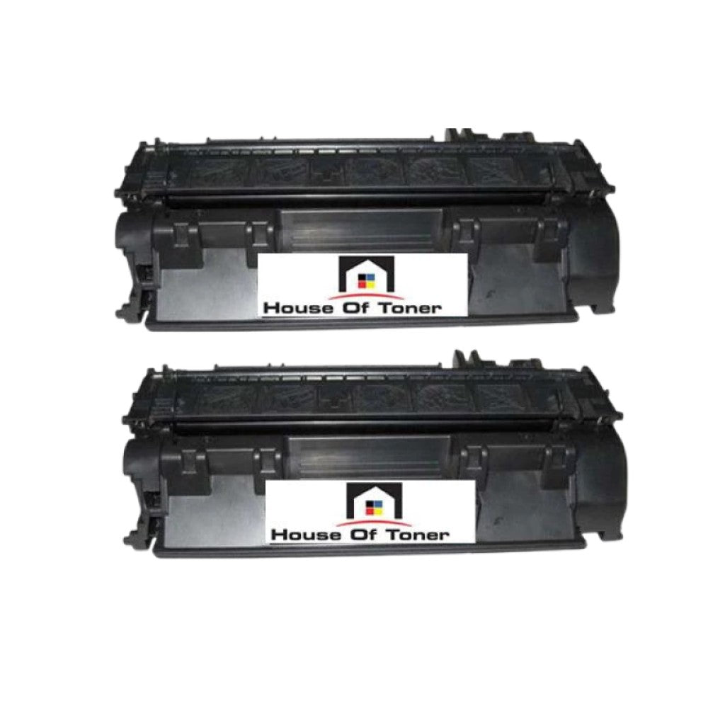 Compatible Toner Cartridge Replacement for HP CF280A (80A) Black (2.5K YLD) 2-Pack