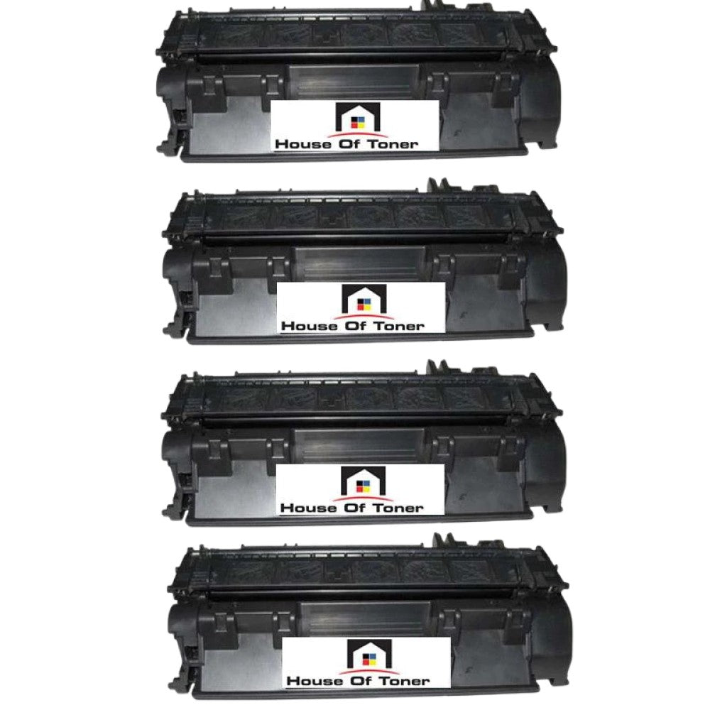 Compatible Toner Cartridge Replacement for HP CF280A (80A) Black (2.5K YLD) 4-Pack