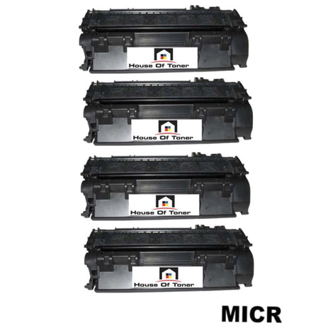 Compatible Toner Cartridge Replacement for HP CF280A (80A) Black (2.5K YLD) W/Micr (4-Pack)
