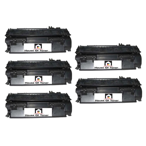 Compatible Toner Cartridge Replacement for HP CF280A (80A) Black (2.5K YLD) 5-Pack