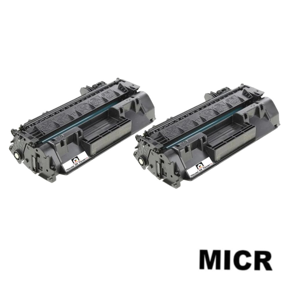 Compatible Toner Cartridge Replacement for HP CF280X (80X) High Yield Black (6.9K YLD) W/Micr (2-Pack)