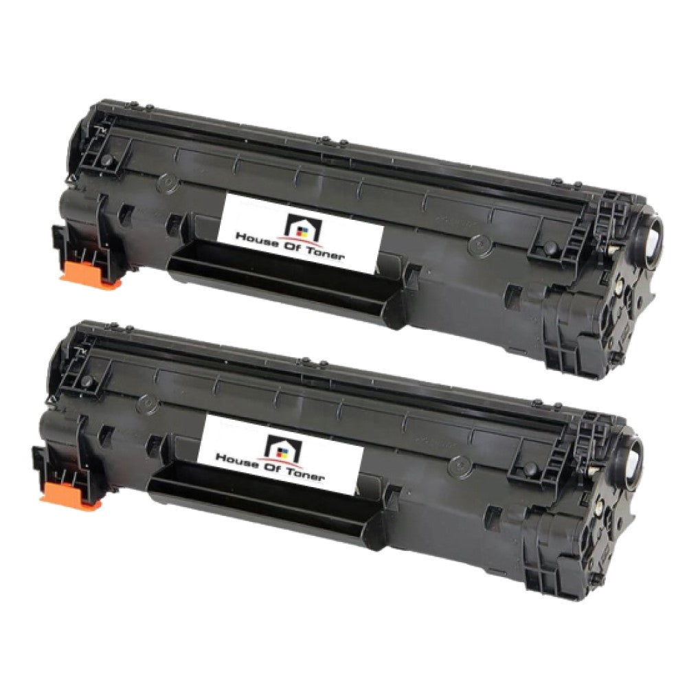 Compatible Toner Cartridge Replacement for HP CF283X (83X) High Yield Black (2.2K YLD) 2-Pack