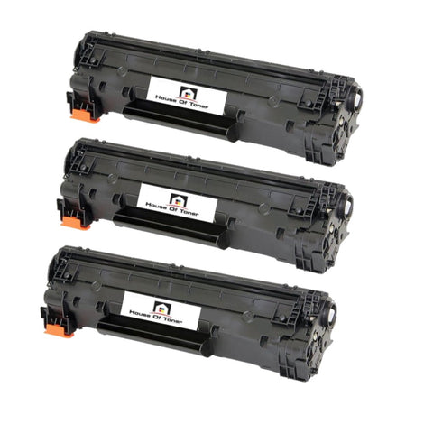 Compatible Toner Cartridge Replacement for HP CF283AJ (83A) Black (2.5K YLD) 3-Pack (Jumbo)