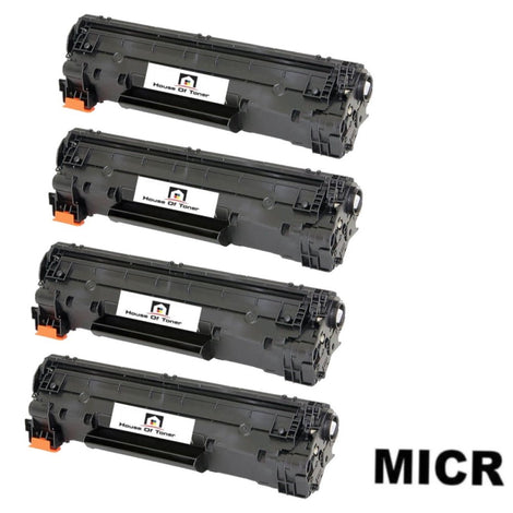 Compatible Toner Cartridge Replacement For HP CF283A (83A) Black (1.5K YLD) 4-Pack (W/Micr)