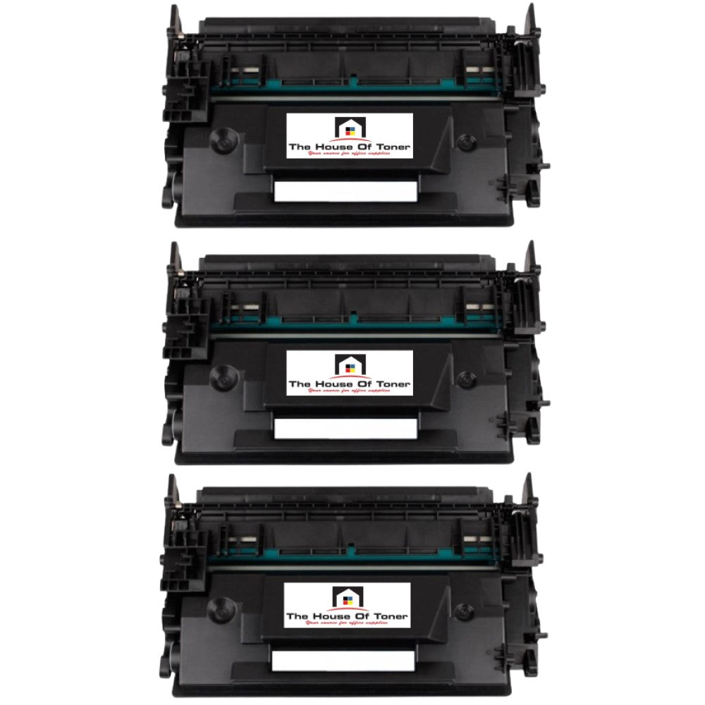 Compatible Toner Cartridge Replacement For HP CF287X (87X) High Yield Black (18K YLD) 3-Pack