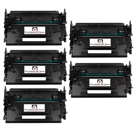 Compatible Toner Cartridge Replacement For HP CF287X (87X) High Yield Black (18K YLD) 5-Pack