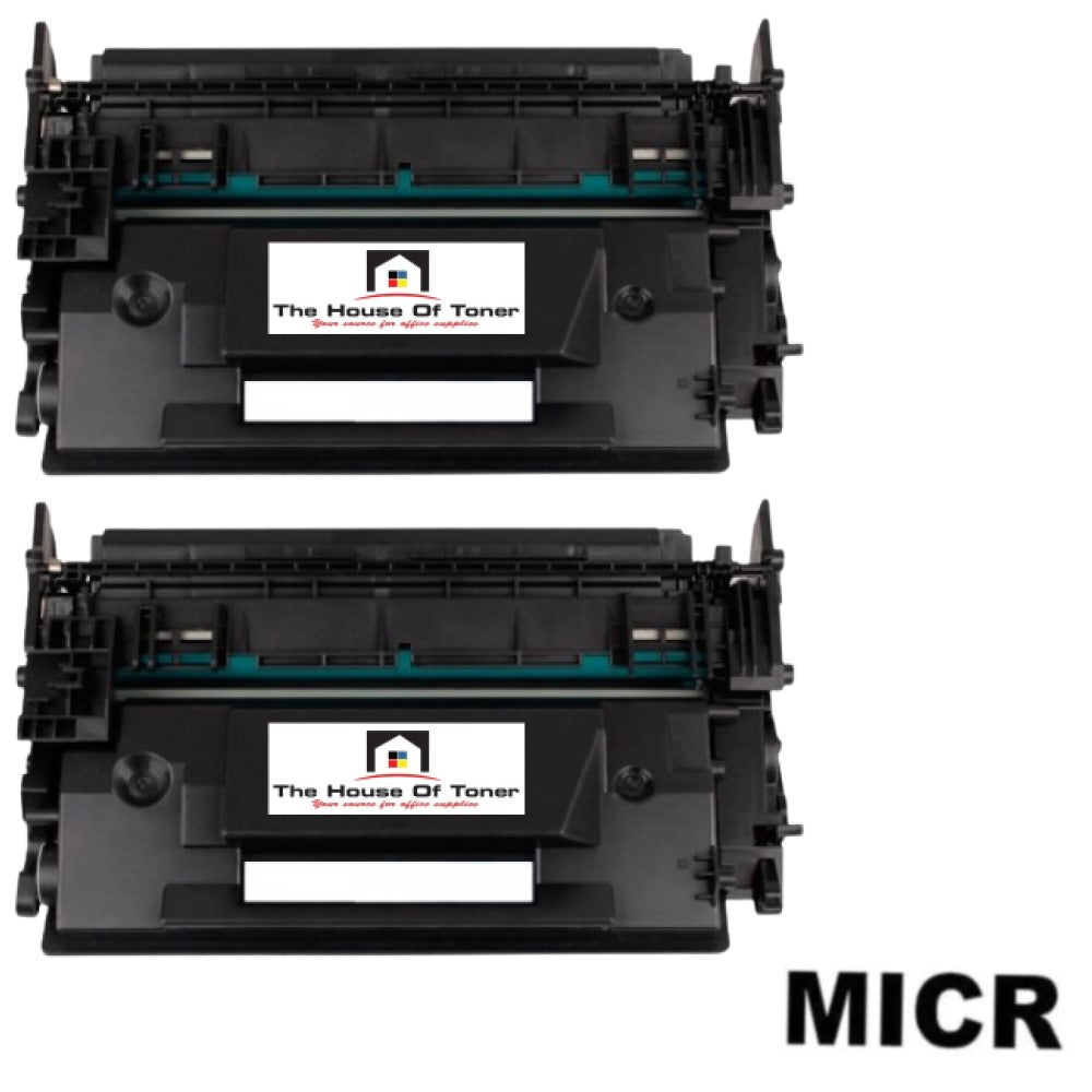 Compatible Toner Cartridge Replacement for HP CF287X (87X) High Yield (18K YLD) 2-Pack (W/Micr)