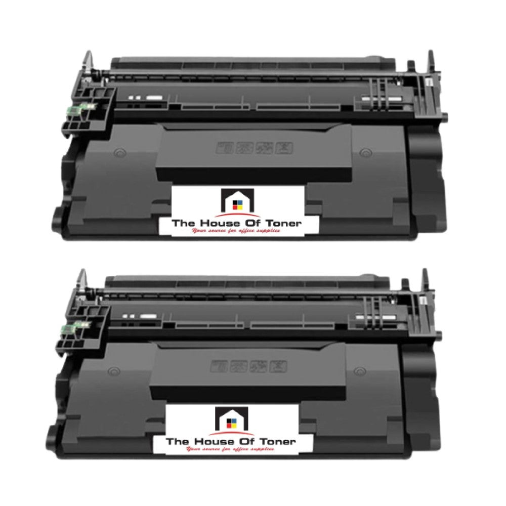 Compatible Toner Cartridge Replacement For HP CF289X (89X) High Yield Black (10K YLD) 2-Pack (W/New Chip)