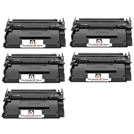 Compatible Toner Cartridge Replacement For HP CF289X (89X) High Yield Black (10K YLD) 5-Pack (W/New Chip)