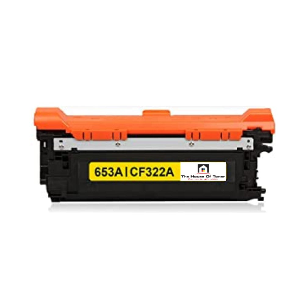 Compatible Toner Cartridge Replacement for HP CF322A (653A) Yellow (16.5 YLD)