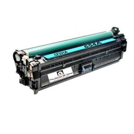 Compatible Toner Cartridge Replacement for HP CF331A (654A) Cyan (15K YLD)