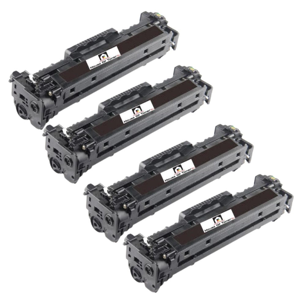 Compatible Toner Cartridge Replacement for HP CF380X (312X) High Yield Black (4.4K YLD) 4-Pack