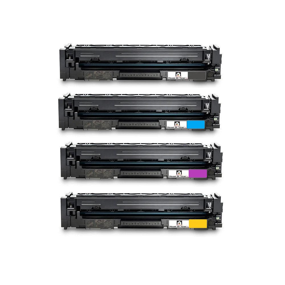 Compatible Toner Cartridge Replacement for HP CF500X, CF501X, CF502X, CF503X (202X) High Yield Black, Cyan, Yellow, Magenta (3.2K YLD) 4-Pack