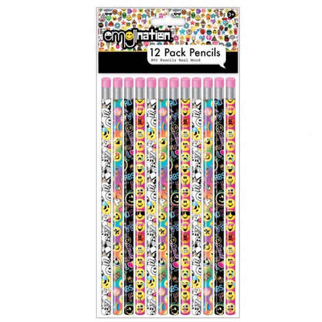 CH457 Emojination 12 Pack Pencils