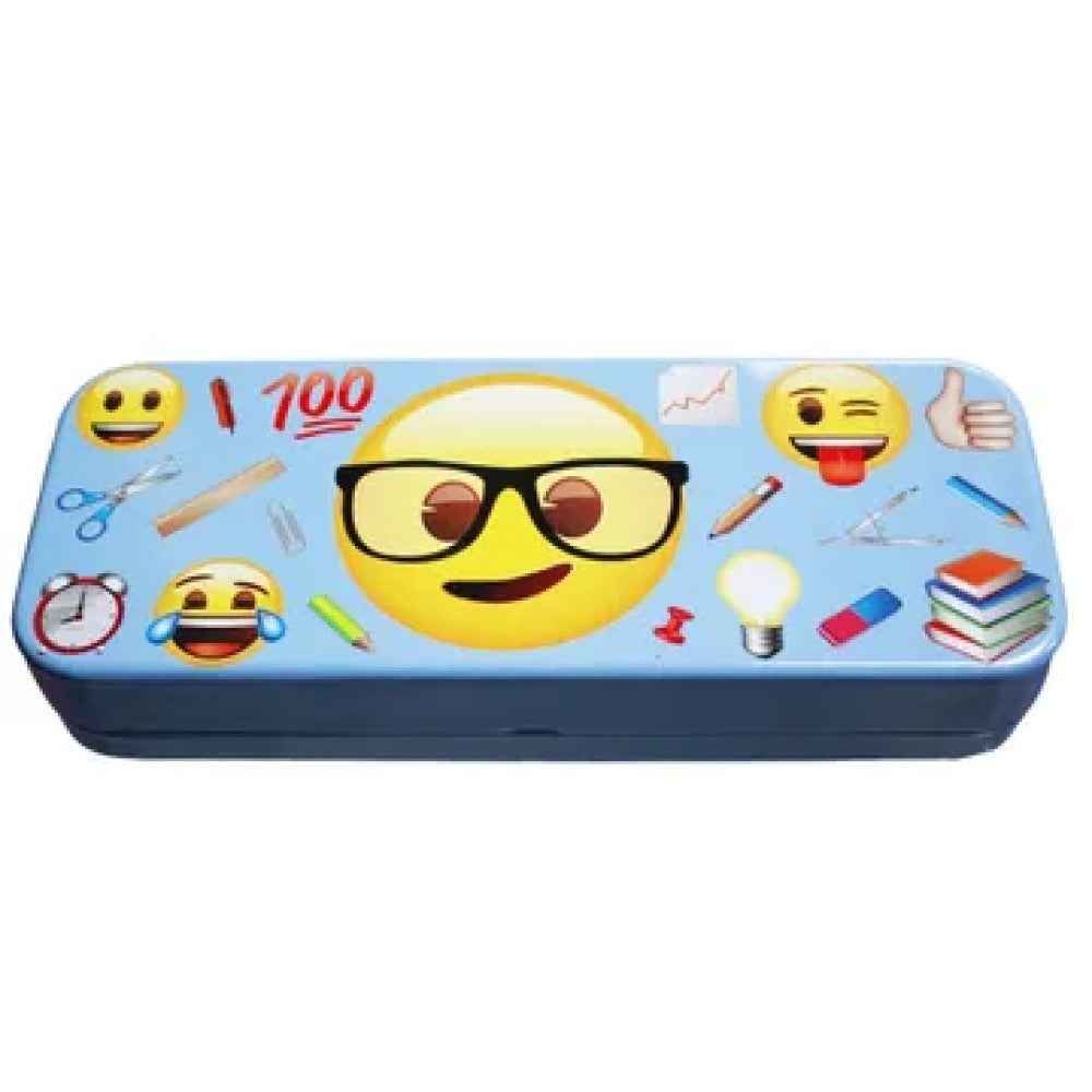 CI226 Emoji Tin Pencil Box in 4 Assorted Styles