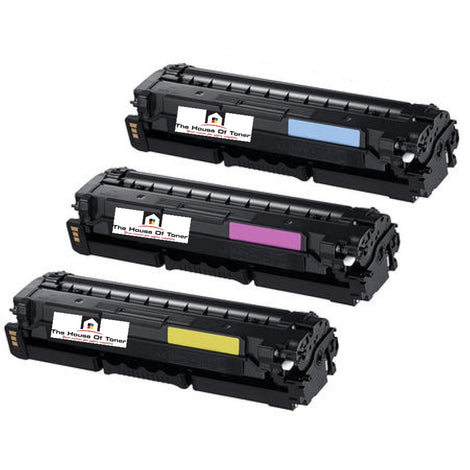 Compatible Toner Cartridge Replacement For SAMSUNG CLT-C503L, CLT-Y503L, CLT-M503L (CLTC503L, CLTY503L, CLTM503L) Cyan, Magenta, Yellow (5K YLD ) 3-Pack