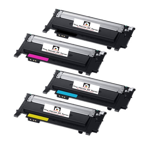 Compatible Toner Cartridge Replacement for SAMSUNG CLT-K404S, CLT-Y404S, CLT-M404S, CLT-C404S (CLTK404S, CLTY404S, CLTM404S, CLTC404S) Black, Cyan, Magenta, Yellow (1.5K YLD-Black; 1K YLD-Colors) 4-Pack