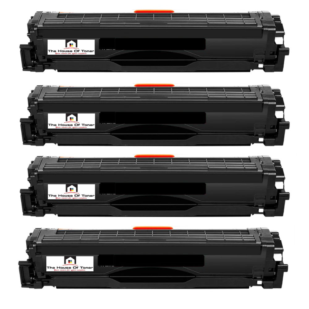 Compatible Toner Cartridge Replacement for SAMSUNG CLT-K505L (CLTK505L) Black (6K YLD) 4-Pack
