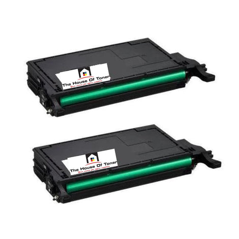 Compatible Toner Cartridge Replacement for SAMSUNG CLTK609S (CLT-K609S) Black (7.5K YLD) 2-Pack