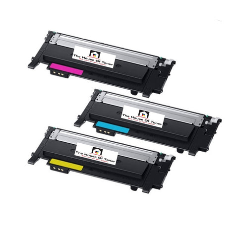 Compatible Toner Cartridge Replacement for SAMSUNG CLT-Y404S, CLT-M404S, CLT-C404S (CLTY404S, CLTM404S, CLTC404S) Cyan, Magenta, Yellow (1K YLD) 3-Pack